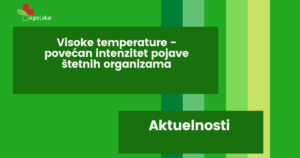 Read more about the article VISOKE TEMPERATURE –  POVEĆAN INTENZITET POJAVE NEKIH ŠTETNIH ORGANIZAMA!!!